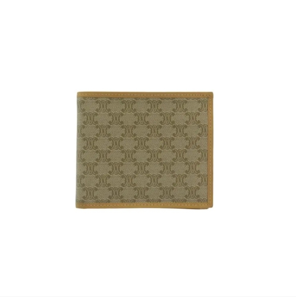 Celine Brown Macadam Bifold Wallet
